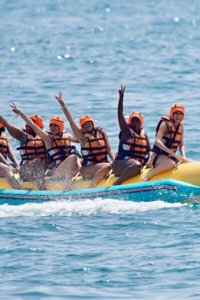 Banana Boat Barcelona - The 15-Minute Banana Boat Ride Off Barcelona’s Coast