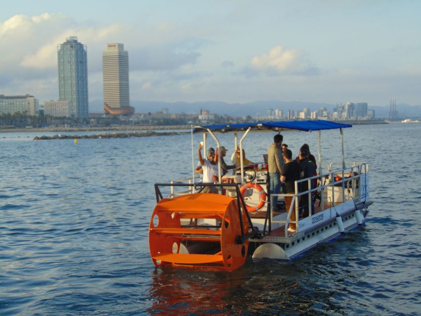 Barcelona: 1.5-Hour Private Scenic Pedal Boat Tour - Views, comfort, and your clothing plan (yes, oil happens)