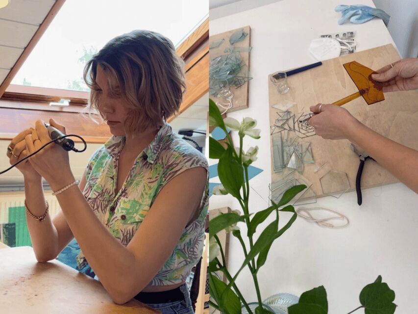 BARCELONA: 2h Glass Art Workshop, create your Suncatcher! - The skills you’ll learn: cutting glass, shaping it, and making it hang