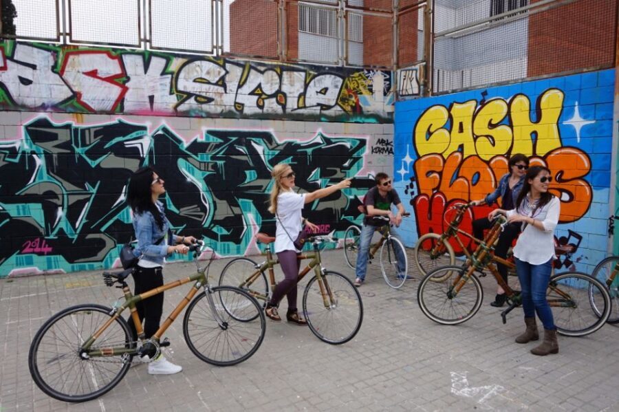 Barcelona: 3.5-Hour Street Art Tour by Bamboo Bike - From Parallel into Poble Nou: the street art route you can’t fake