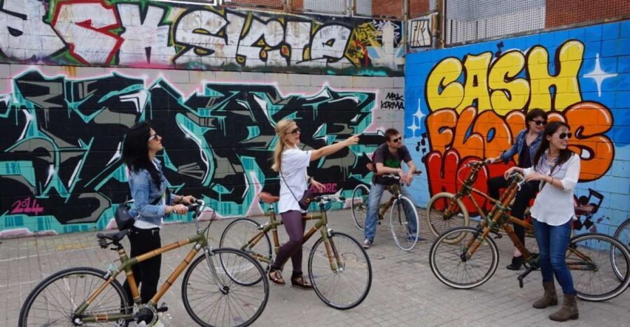 Barcelona: 3.5-Hour Street Art Tour by Bamboo Bike - Getting rolling at By-Cycle on Carrer Notariat