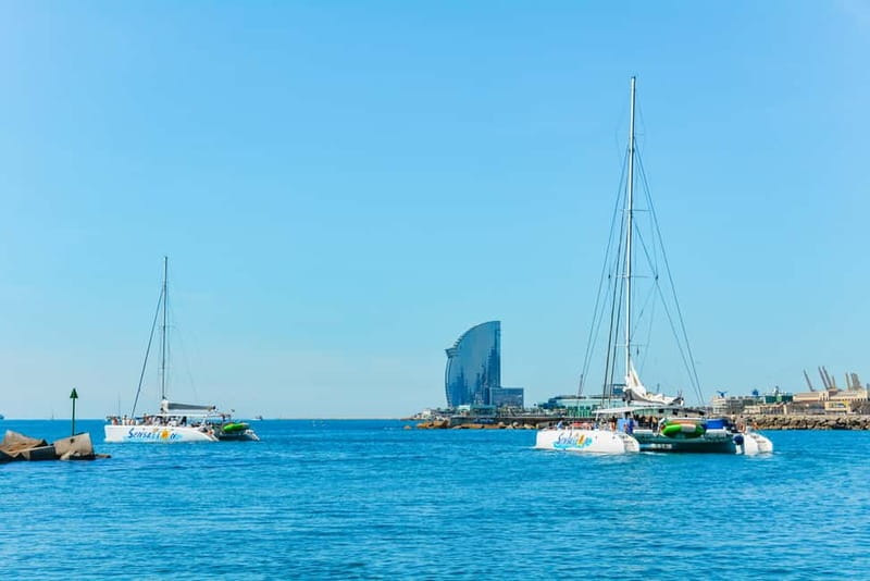 Barcelona: Catamaran Party Cruise with BBQ Meal - Onboard music and dancing: the real “show”