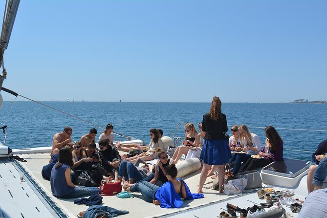 Barcelona Catamaran Party Tour For Young People - Burger lunch or evening snacks, plus the two drinks