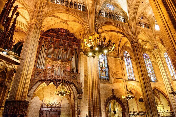 Barcelona Cathedral: Ticket, Guided Tour, Terrace + VR Experience - The guided interior: how to actually “read” Gothic architecture