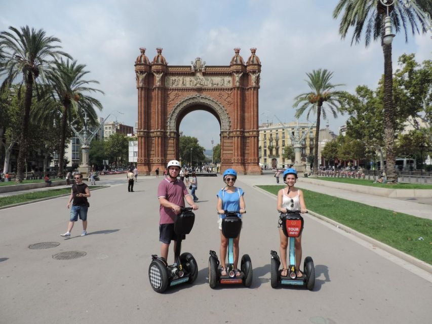 Barcelona: City Highlights Guided Segway Tour - Arc de Triomf, Parliament of Catalonia, and Cascada Monumental: architecture with context