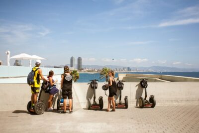 Barcelona: City Highlights Guided Segway Tour - Starting at Carrer del Correu Vell: training first, then the city