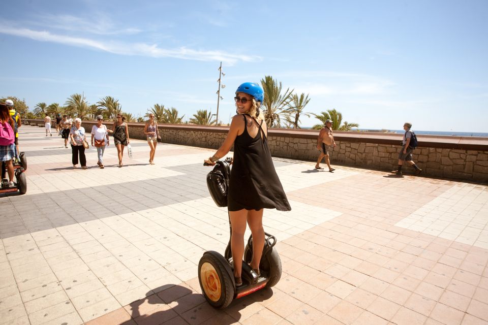 Barcelona: City Highlights Guided Segway Tour - The coast switch: from beach murals to Port Vell’s working harbor