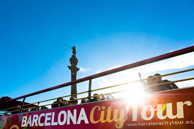 Barcelona City Hop On Hop Off and FC Barcelona Immersive Tour - The East Route (green) from beaches to Gaudí icons and Old City areas