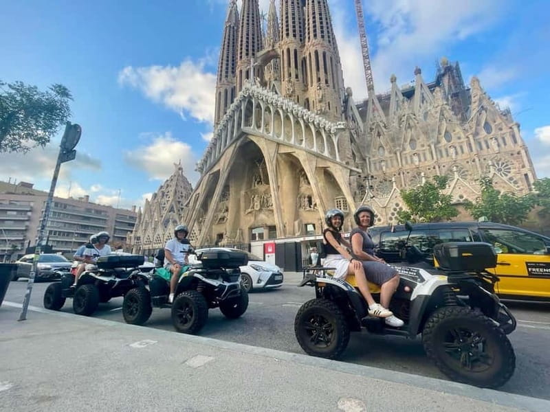 Barcelona: City Sights Electric Quad Tour - Plaça de Catalunya and La Rambla: the classic Barcelona spine