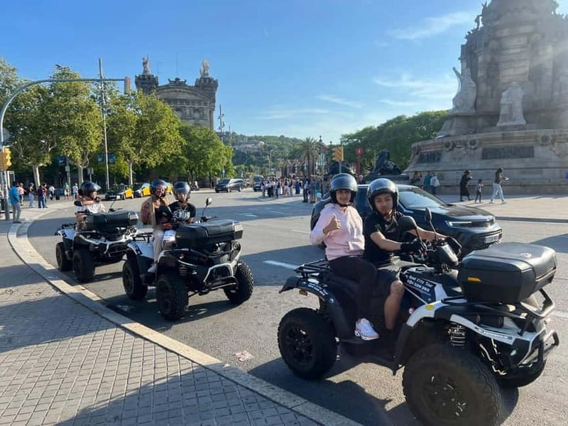 Barcelona: City Sights Electric Quad Tour - Learning the quad before you roll into busy streets