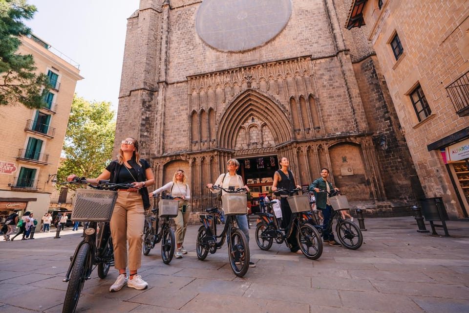 Barcelona: E-Bike Tour with Montjuic Cable Car & Boat Ride - Funicular and Montjuïc cable car panoramas over city and sea