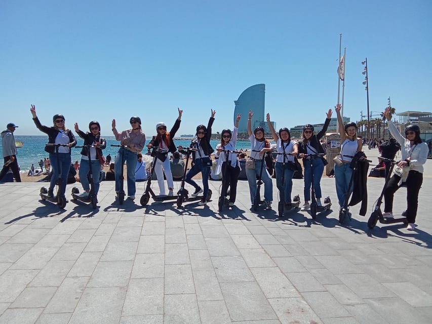 Barcelona: e-scooter and Bike tour - Starting at Plaça de la Mercè: Gear Up and Hit the Best Starting Angle