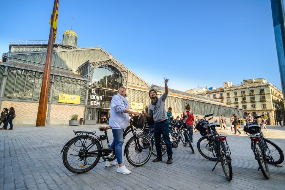 Barcelona eBike Tour with Wine and Tapas Experience - Barri de la Ribera and El Born: Street Life Plus Meaning