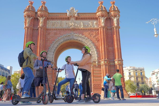 Barcelona Electric Scooter Tour - The big loop: Arc de Triomf, Sagrada Família, and the Olympic “through-line”