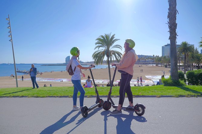 Barcelona Electric Scooter Tour - Rambla landmark to the waterfront edge: Columbus and more