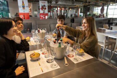 Barcelona: Estrella Damm Brewery Guided Tour with Tasting - The tasting game: five Damm specialties and small appetizers