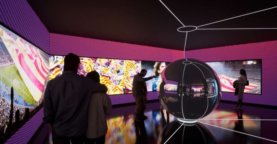 Barcelona: FC Barcelona Museum Private Tour - 18 Interactive Spaces and the Immersive Tunnel