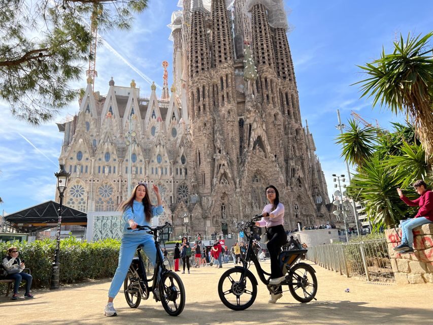 Barcelona: Gaudi Guided E-Bike Tour - Steep bike riding, handled with safety prep