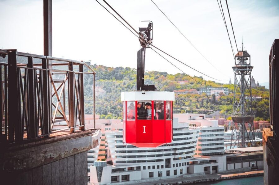 Barcelona: Guided Walking City Tour, Cable Car & Boat Ride - La Barceloneta and San Sebastián Beaches: A Real Break in the Middle