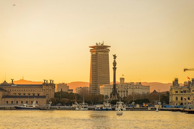 Barcelona Helicopter, Sailboat & Old Town Private Walking Tour - Port Vell transfer: how the boat ride sets up the flight