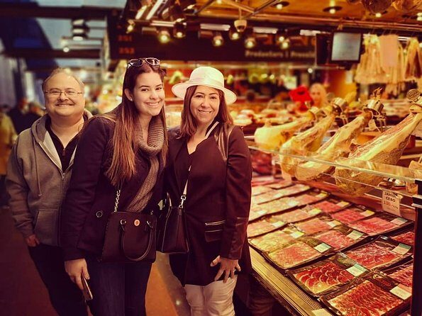 Barcelona Highlights & Secrets Private Tour with Tapa & Drink - Entering the Ramblas Flower Show Without Getting Swept Away