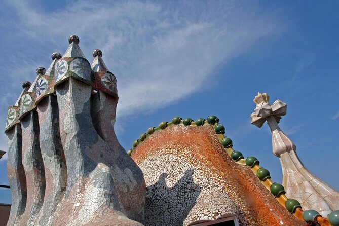 Barcelona in One Day eBike Tour with Park Güell Ticket - El Poblenou and the @22 district: where modern architecture changes the mood