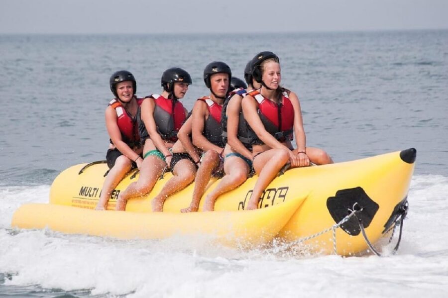 Barcelona: Inflatable Banana Boat Ride - The Safety Setup: Life Jackets and a Crew That Runs a Tight Ship