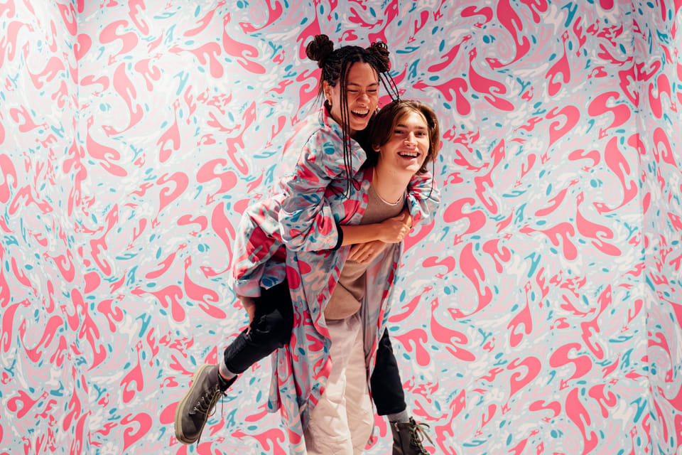 Barcelona: Interactive Art Installation by IKONO - Staff help and comfort: what to expect from the greeters