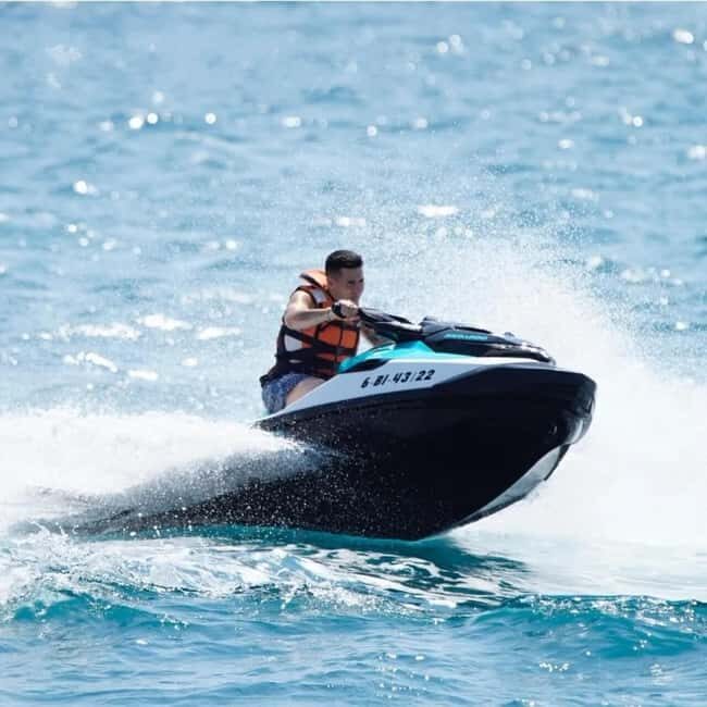 Barcelona: Jet Ski ride 1 or 2 people + instructor included - The instructor briefing that makes first-time jet skis feel doable