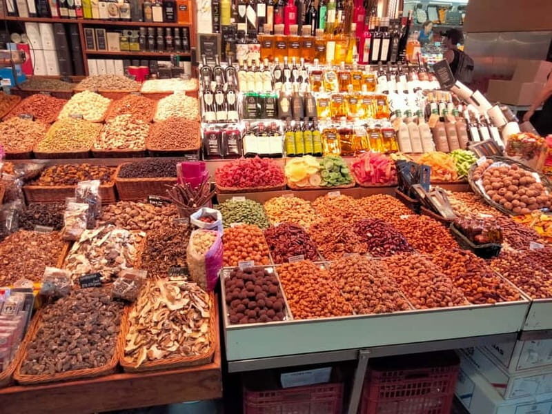 Barcelona: Markets Tour With Food and Wine Tasting Upgrade - Santa Caterina Market: the first covered market and nearby medieval ruins