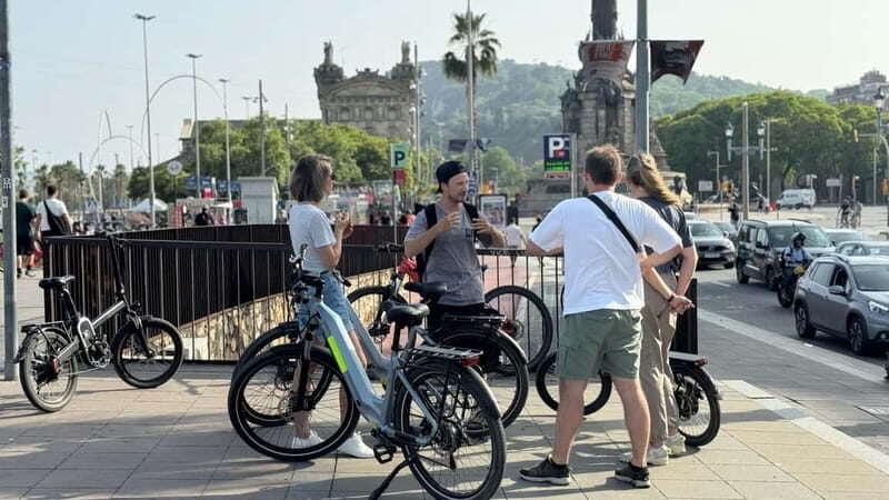 Barcelona: Montjuïc e-bike adventure via port and Ciutadella - Palau Nacional and Plaça d’Espanya: the 1929 perspective before the finish