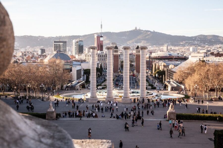 Barcelona: Montjuïc Walking Tour With Optional Flamenco Show - Joan Brossa Gardens and the La Sardana Statue