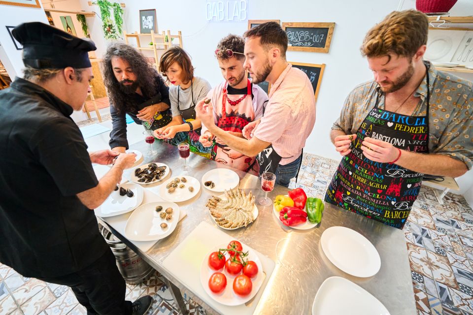 Barcelona: Paella Cooking Class with Market Visit and More - Timing and logistics: showing up without stress