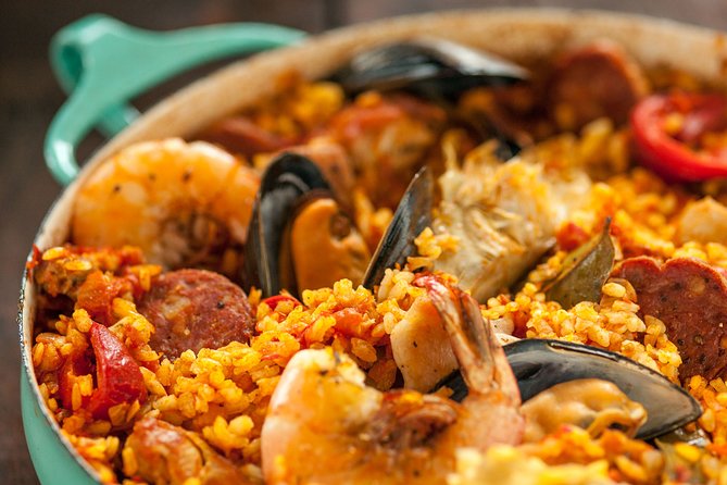 Barcelona : Paella Cooking Experience + Boqueria Market Exclusive Tour - Tapas and Sangría: Building a Spanish Meal, Not Just a Single Plate