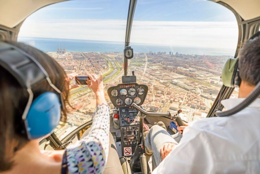 Barcelona: Panoramic Helicopter Flight & Boat Transfer - Photos, Video, and the Takeoff/Landing Moment