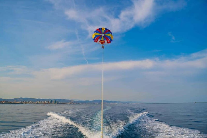 Barcelona: Parasailing magic flight and views above the sea - Getting started at Brutal WaterSports Barcelona: the part that matters