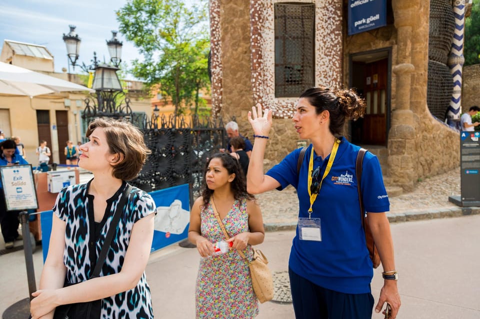 Barcelona: Park Guell Guided Tour with Skip-the-Line Entry - Monumental Zone Stops: Serpentine Bench, El Drac, Marketplace, Public Square