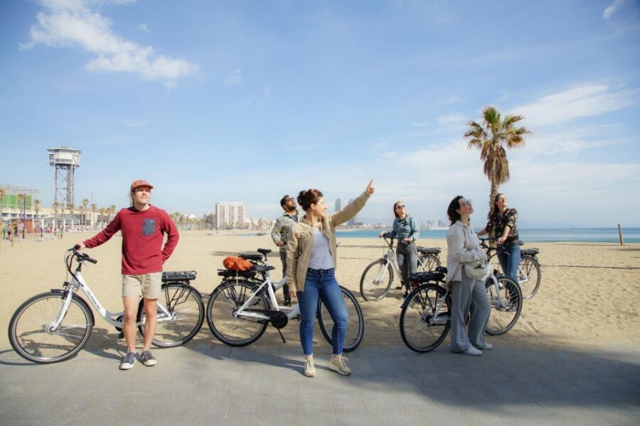Barcelona Photo Highlights 4h Small Group eBike Tour - From Port Olímpic to the Sea Side Photos: Where the Day Starts Looking Big