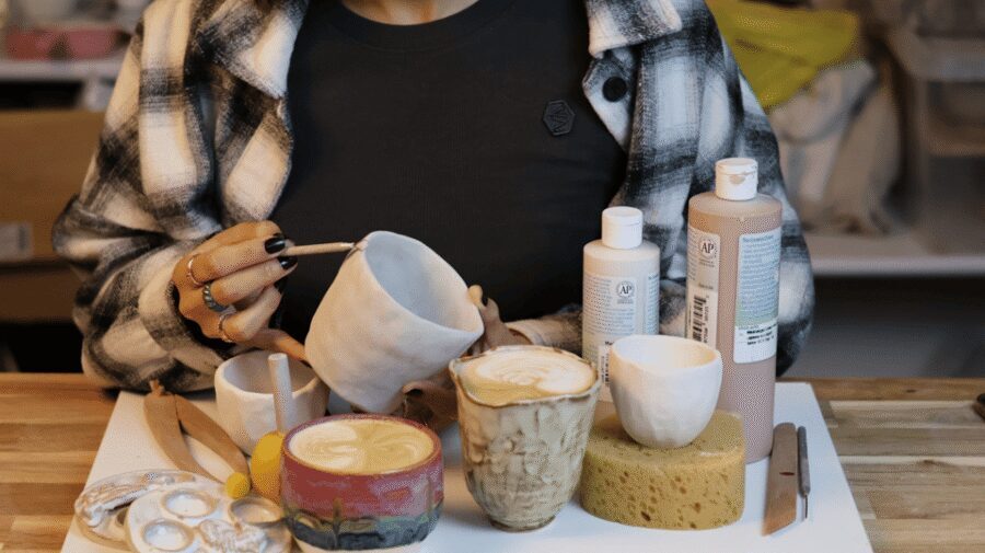 Barcelona: Pottery Workshop with Wine - Arriving at the Studio: What Happens Before You Touch Clay