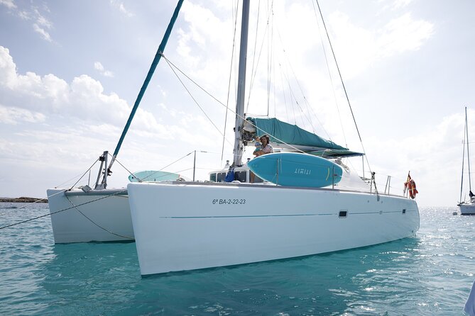 Barcelona Private Catamaran, Snacks and Cava, Sunset Option - From Marina Vela: the easiest way to start a sea day in Barcelona
