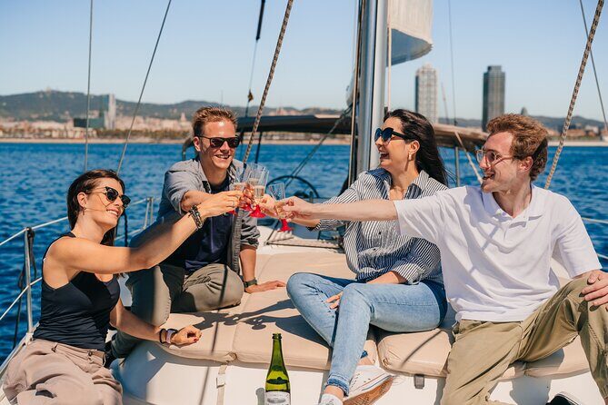 Barcelona: Private Sailing cruise with drinks & snacks - Sunset toast and timing: the payoff at the end