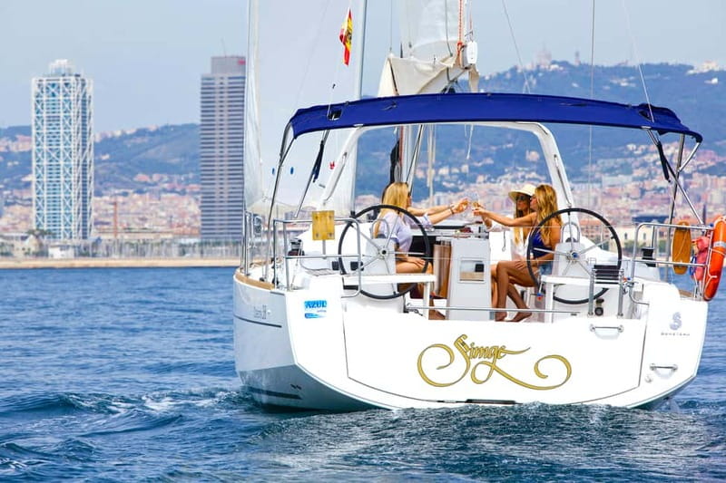 Barcelona: Private Sailing Trip with Drinks & Snacks (max 9) - Sailing time on the open Mediterranean
