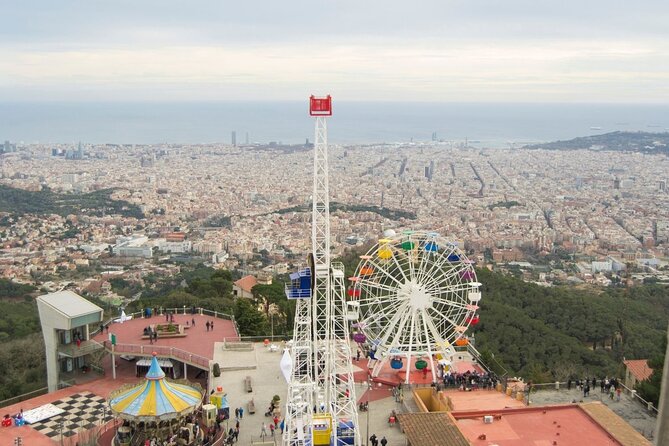 Barcelona Private Tour to Tibidabo Mountain - Carmel Bunkers at Turó de la Rovira: 360º views with real context