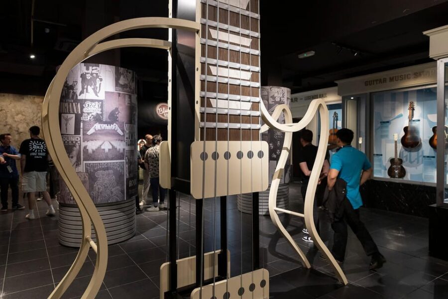 Barcelona: Rock Museum- Guitar Legends Hall - The rock shop: souvenirs that don’t feel like an afterthought