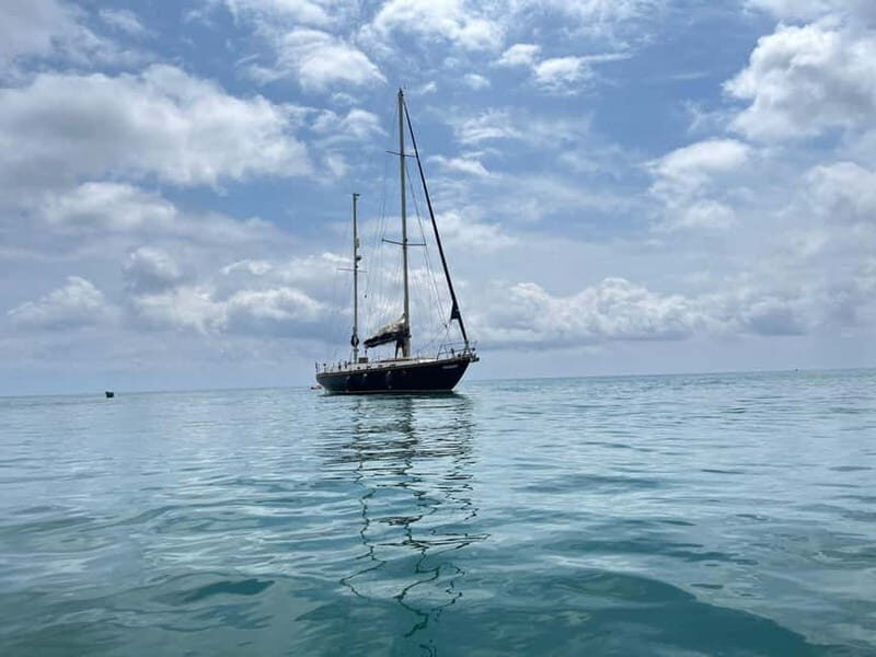 Barcelona: Sailing on a Classic Ketch Boat with tapas & cava - From Marina Vela to the Coast: How the 2 Hours Typically Play Out