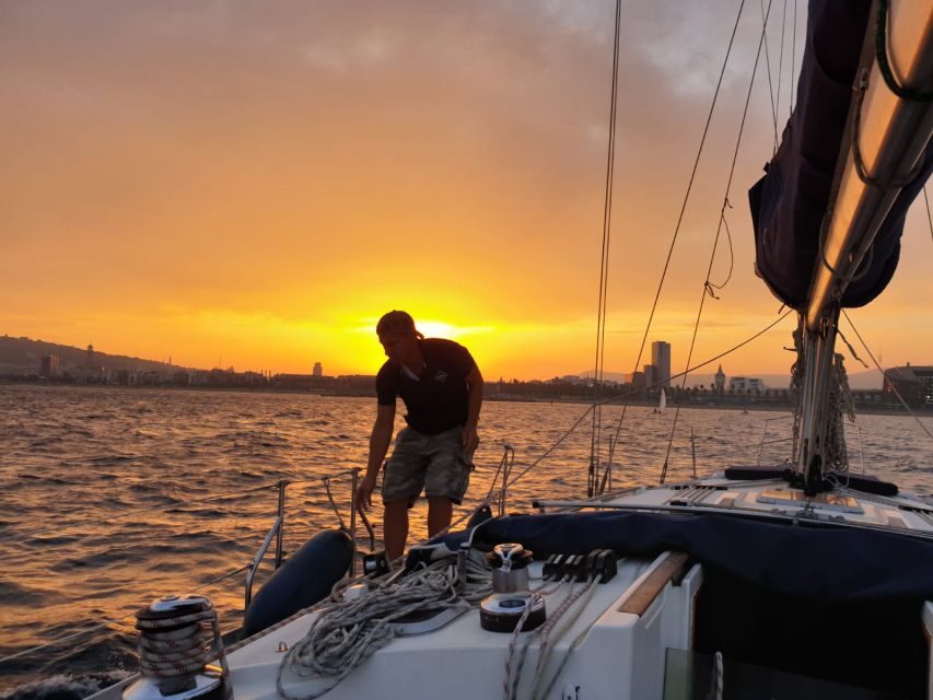 Barcelona: Sailing Tour with a Glass of Cava - What you actually do onboard: learn the basics or just enjoy the ride