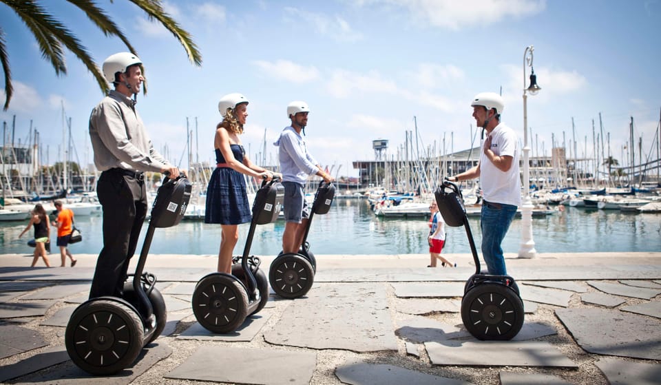 Barcelona Segway Tour - W Hotel terrace views and the Olympic Village’s calmer open spaces