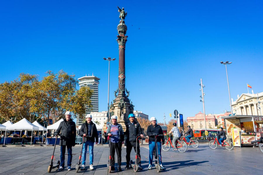 ❤️Barcelona Segway Tour ❤️ with a Local Guide - From Roman Walls to the Olympic Coast: how the Segway route makes sense