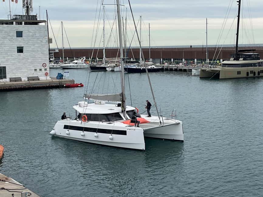 Barcelona: Shared cruise on luxury catamaran Drinks + Snacks - Key highlights you’ll care about
