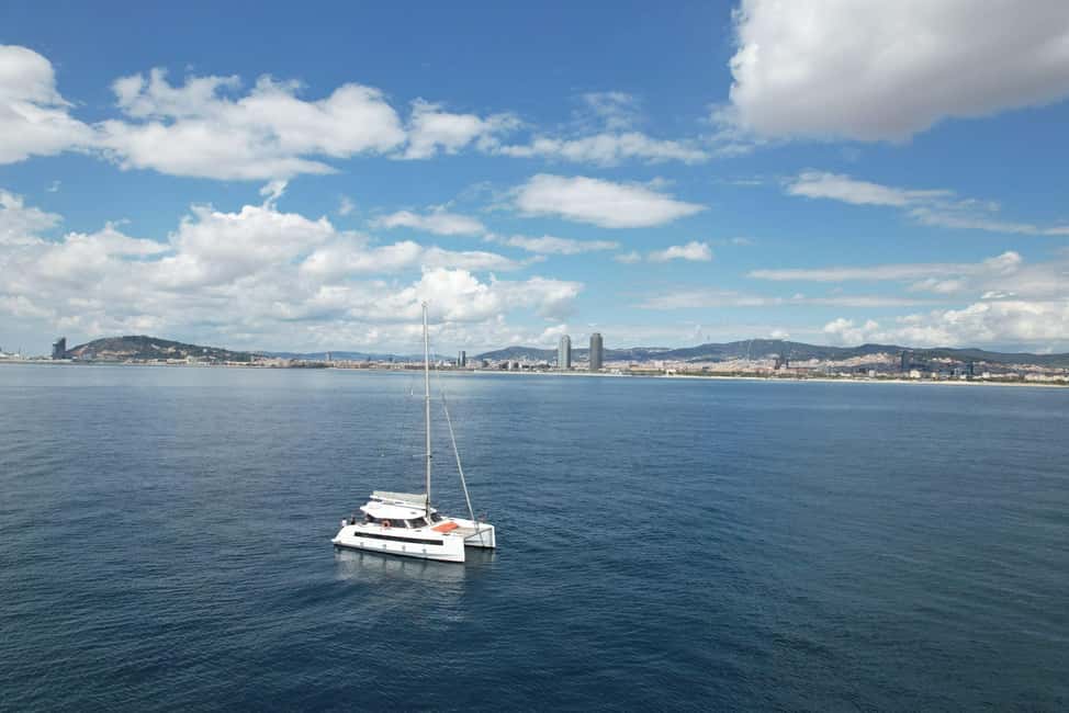 Barcelona: Shared cruise on luxury catamaran Drinks + Snacks - The skyline experience: why it feels worth the money
